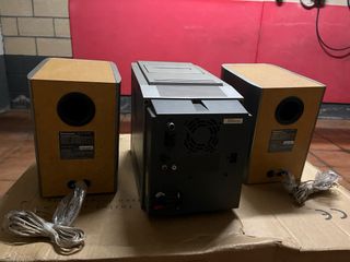 Equipo de Sonido Panasonic con 2 Altavoces