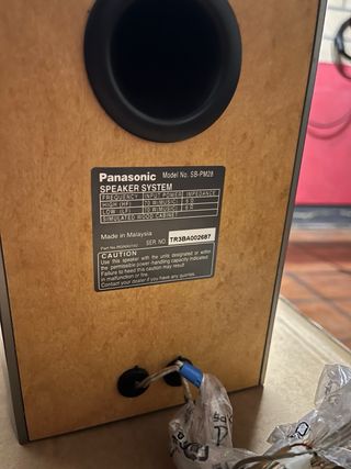Equipo de Sonido Panasonic con 2 Altavoces