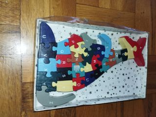 Puzzle Canguro Abecedario Madera