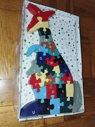 Puzzle Canguro Abecedario Madera