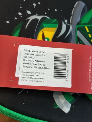 Lunch Box Infantil Ninjago