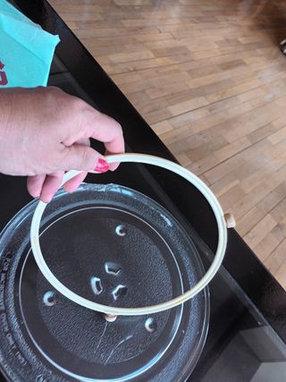 Platos Microondas 26 y 29 cm + Soporte