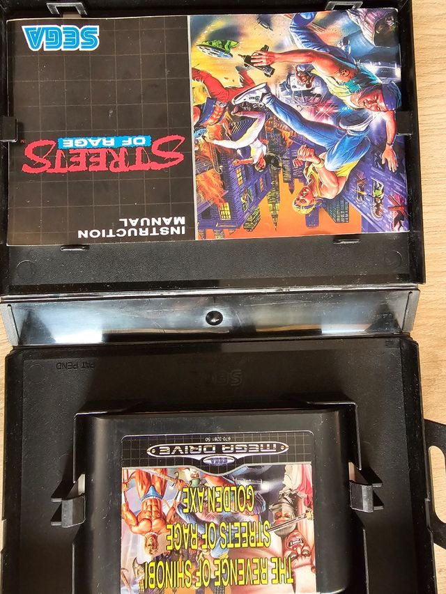 Mega Games Mega Drive Sega - 3 Juegos