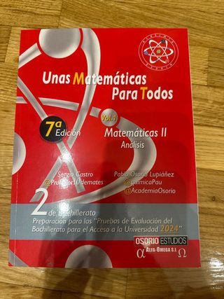 Unas matemáticas para todos volumen 1
