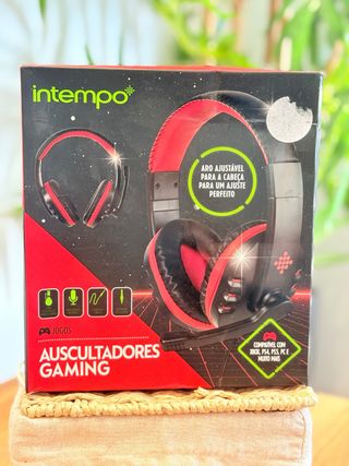 Auscultadores Gaming Intempo com Microfone