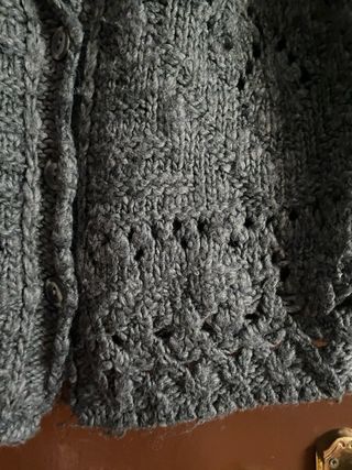 Cárdigan M Zara Tricot gris