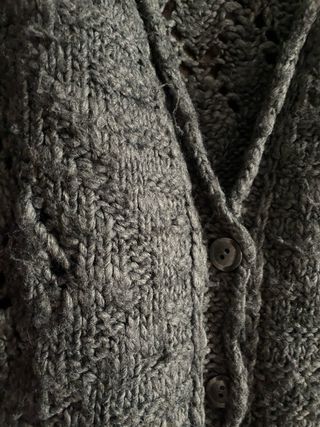 Cárdigan M Zara Tricot gris