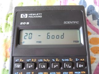 CALCULADORA HEWLETT PACKARD HP 20S,CON FUNDA.