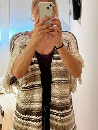 Chaleco de punto October talla única