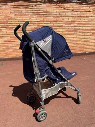 Silla de paseo Maclaren azul