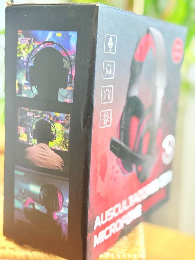 Auscultadores Gaming com Microfone