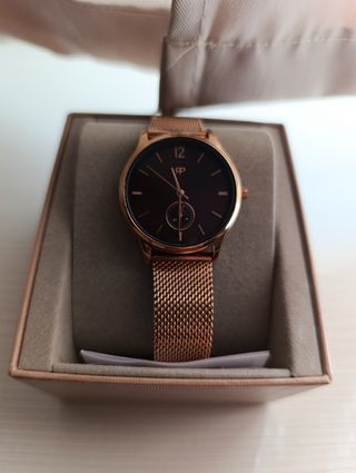 Reloj Parfois Bronce Malla Metálica