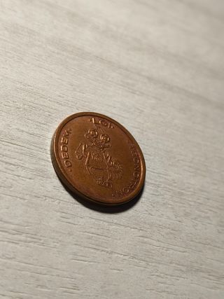 Gettone Tecnotron LGI Kiddie vintage bronzo