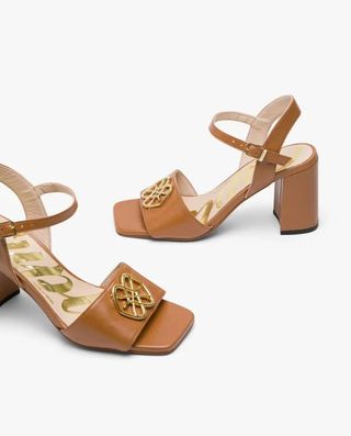 Sandalias de piel Cuplé marrones