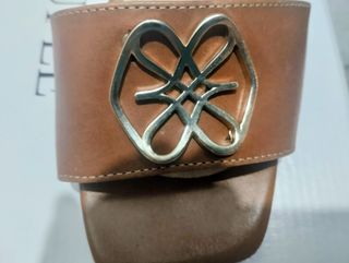 Sandalias de piel Cuplé marrones