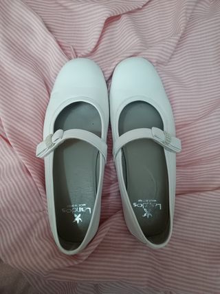 Zapatos de comunión Landos niña blancos