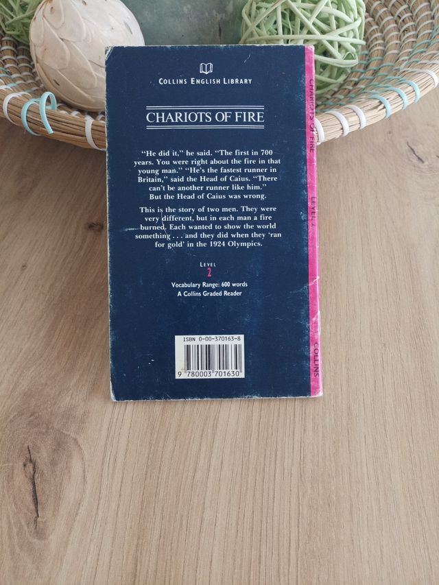 Libro en inglés Chariots of Fire (English Library)