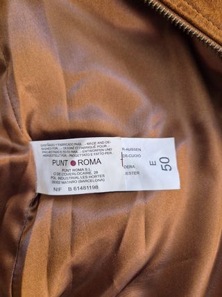 Cazadora Ante Punt Roma