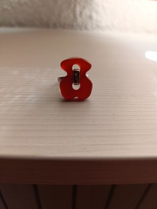 Anillo Tous Rojo