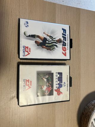 Juegos Mega Drive FIFA 96 y FIFA 97
