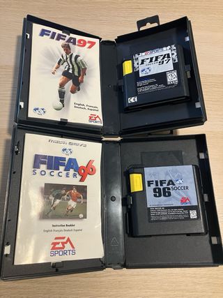 Juegos Mega Drive FIFA 96 y FIFA 97