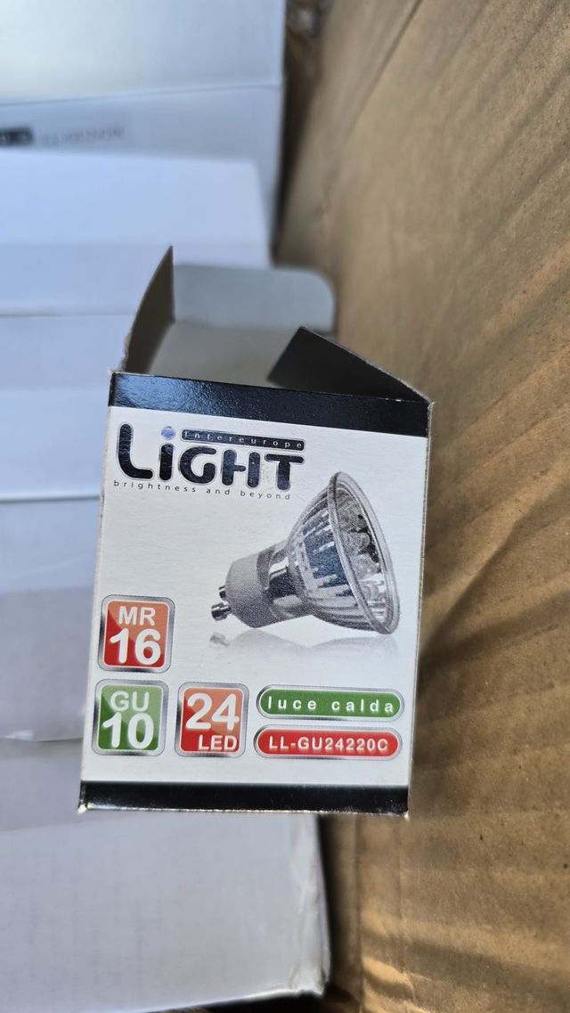 LOTE DE ALÓJENOS,GU10 LED24.