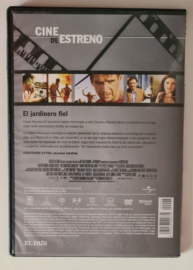 DVD El Jardinero Fiel (Español)