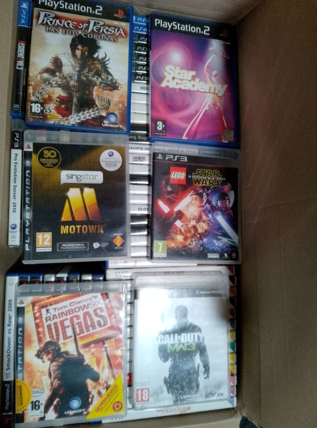 Lote 68 Juegos PS2, PS3, PS4, Wi