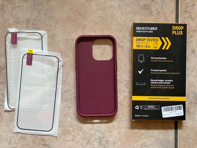 Cover iPhone 14 Pro + vetro NUOVO