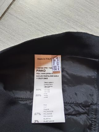Pantaloni Pinko neri taglia 40
