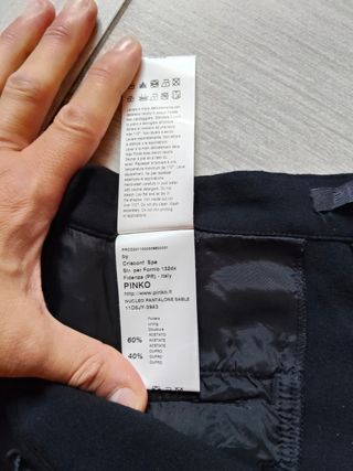 Pantaloni Pinko neri taglia 40