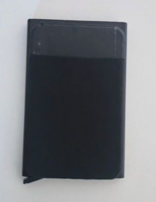 Portacarte in Alluminio Nero