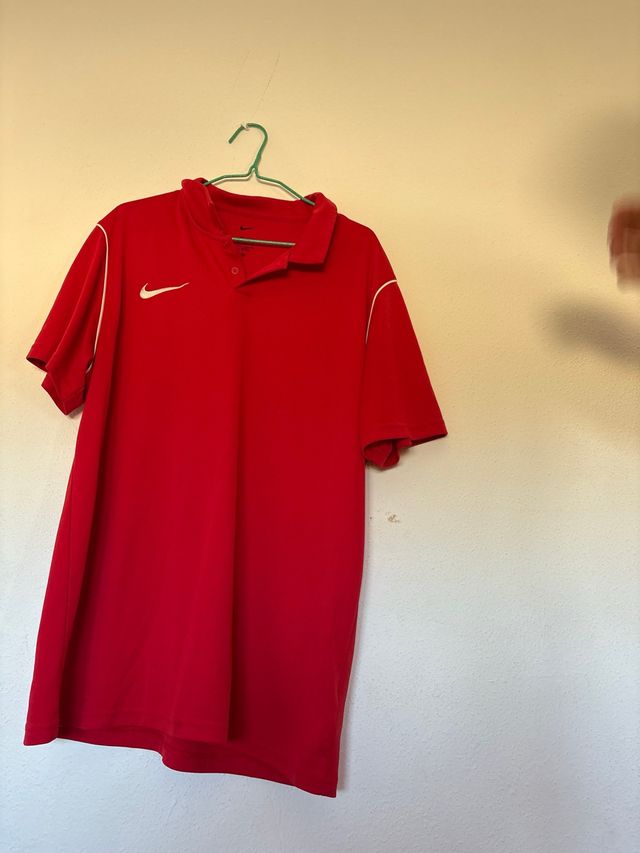 Camiseta Polo Nike Roja Tenis/Padel
