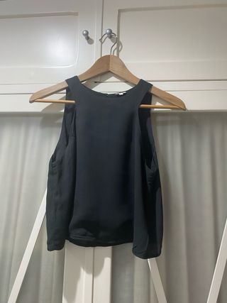 Top sin mangas Nicoli negro