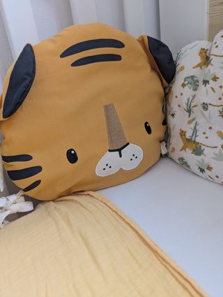 Protector cuna + móvil cuna conjunto animales