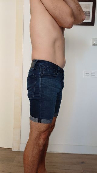 Pantalón corto vaquero azul