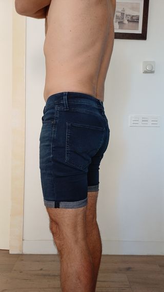 Pantalón corto vaquero azul