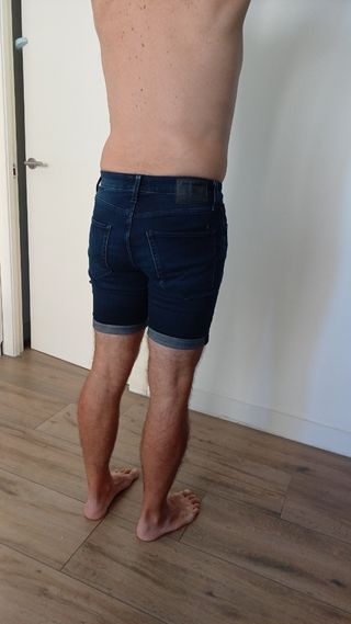 Pantalón corto vaquero azul
