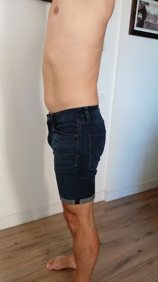 Pantalón corto vaquero azul