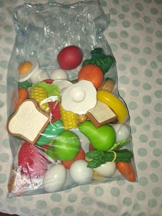 Juego de Frutas y Verduras de Juguete