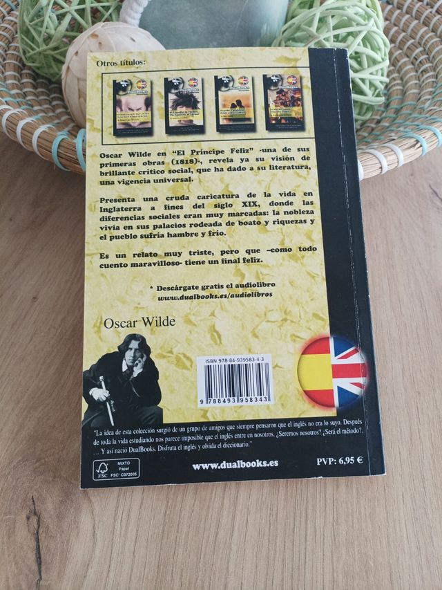 Libro en inglés  PRINCIPE FELIZ Y OTROS CUENTOS, E