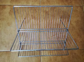 Escurridor Metálico Compacto Platos Vasos