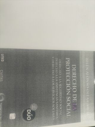 Derecho de la protección social uned
