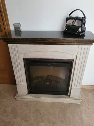 Mueble chimenea decorativa