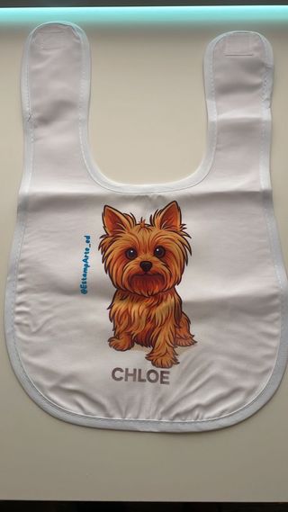 Babero personalizado.