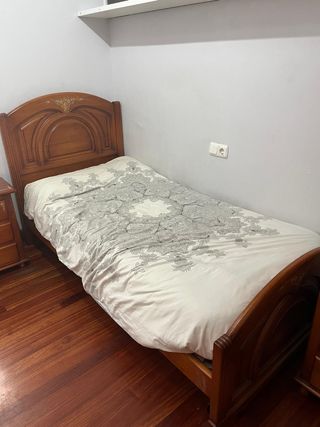 Cama 90, Sinfonier y Mesilla Madera