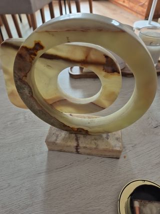 Reloj de Mármol Quartz Beige/Marrón