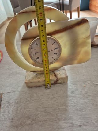 Reloj de Mármol Quartz Beige/Marrón