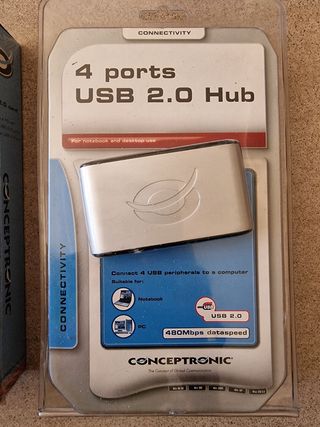 Hub USB 2.0 Conceptronic 4 Puertos
