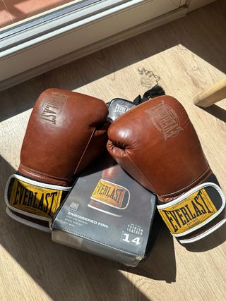 Guantes de Boxeo Everlast Marrones 14OZ
